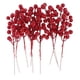 thumbnail image 5 of Decoración de Rojos, Decoraciones Artificiales de Graduación para Decoraciones de árboles de Navidad, Manualidades, Bodas, Decoración para hogar Gloria ramos de flores artificiales bricolaje, 5 of 8