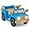Blue, variant on OLAKIDS Ride on Car, 6V Toddler Electric Vehicle with LED Lights, Storage Tire, Horn, Charger, Battery Powered Motorized Quad Riding Toys for 18+ Months Boys Girls