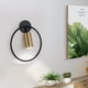 thumbnail image 4 of Lámpara de pared LED GU10 moderna, foco individual, focos, blanco/blanco cálido Negro + Oro Blanco, 4 of 7