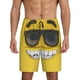 thumbnail image 1 of Balery Smiling With Sunglasses Pantalones cortos de pijama de punto de algodón para hombre con cinturilla y bolsillos-Small, 1 of 6