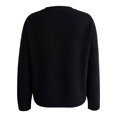 thumbnail image 2 of Suéter Simply Basic para Mujer, con Cuello Redondo, Apliaciones Perlas Negro Talla CH, 2 of 4