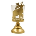 thumbnail image 1 of Candelabros votivos de Navidad, portavelas decorativos para la decoración del hogar de la fiesta navideña Ciervo, 1 of 7