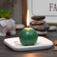 thumbnail image 4 of Zest Candle 12-Piece Ball Candles, 2-Inch, Hunter Green, 4 of 6
