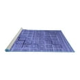 thumbnail image 2 of Ahgly Company Machine Washable Indoor Rectangle Abstract Blue Modern Area Rugs, 5' x 7', 2 of 4