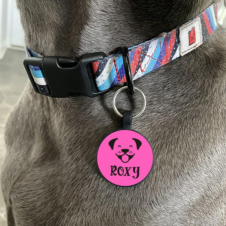 Laser engraved dog id tags 2025