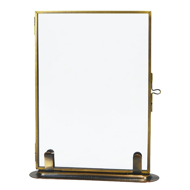 Coofit Glass Photo Frame Fashion Creative Picture Frame Photo Display Frame for Flower