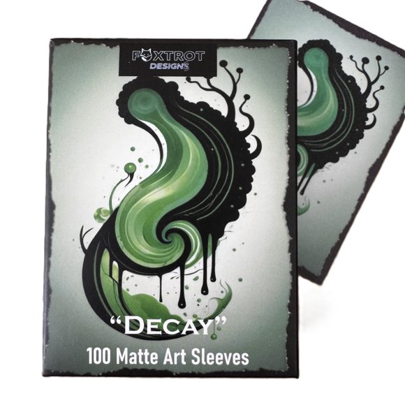 Fundas para cartas Foxtrot Designs Decay 100 mate texturizadas