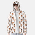 thumbnail image 2 of Balery Cute Little Pirate Red Panda Sudadera ligera de manga larga con capucha y protección solar UPF 50+ para hombre y mujer, ideal para pesca y running-3X-Large, 2 of 7