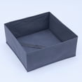 thumbnail image 3 of Unique Bargains Fabric Storage Cube Storage Bin Storage Basket Dark Grey, 3 of 8
