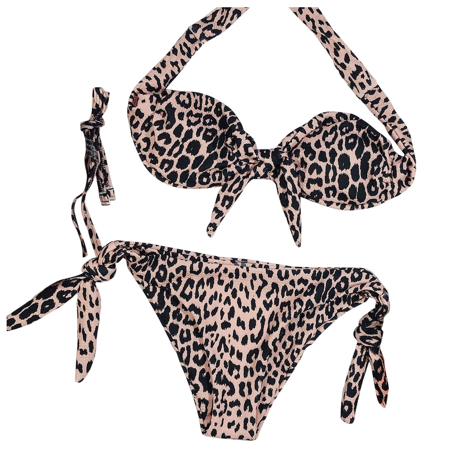 Vibrating Bikini Underwear Foreign Trade Women's Swimsuit Polka Dot Print Bikini Separate Body