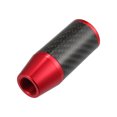 thumbnail image 1 of Automático Manual Engranaje Palo Cambio Perilla Carbono Fibra Patrón Rojo, 1 of 1