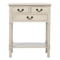 thumbnail image 6 of SAFAVIEH Primrose French 3-Drawer Off-White Wood Console Table (23.5 in. W x 13 in. D x 29.5 in. H), 6 of 14