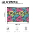 thumbnail image 4 of Fotbe Hawaii Palms Reusable Cosmetic Bag Makeup Bag for Women Large Travel Cosmetic Pouch Girls' Make Up Organizer, 4 of 8