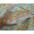 thumbnail image 4 of oneOone Silk Tabby Fabric Swirl Ikat Printed Fabric 1 Yard 42 Inch Wide, 4 of 4