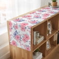 thumbnail image 6 of Table Runners 70 Inches Long Dress Scarves, Pink Watercolor Floral Farmhouse Coffee/Dining/Kitchen Table Decor, Holiday Table Runner, Spring Flower Abstract Art 13x70 Inch, 6 of 9