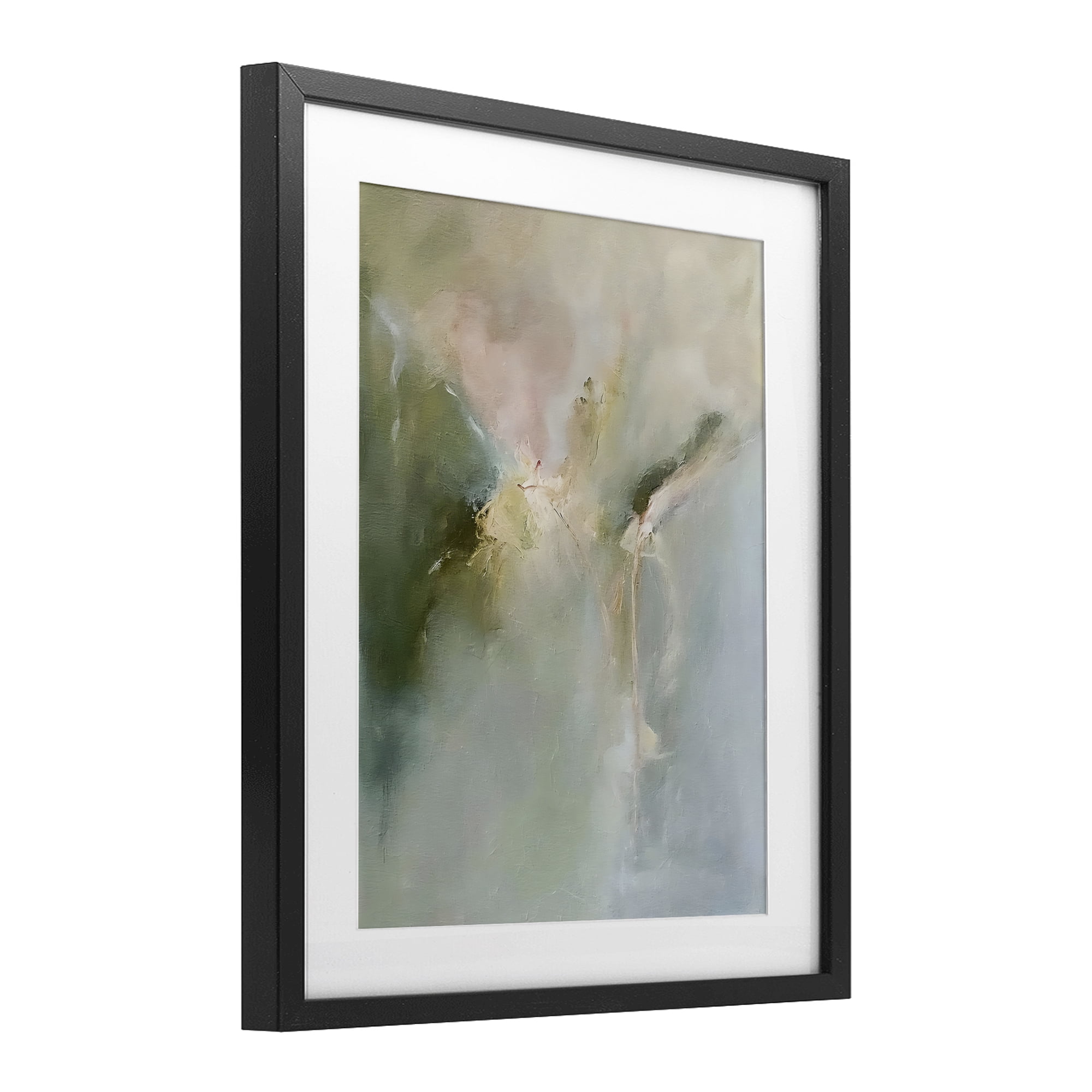 Stupell Industries Ethereal Brushwork Harmony Black Framed Print Under Glass, design by Riley B