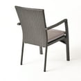 thumbnail image 2 of Noble House Villa 9 Piece Wooden Expandable Patio Dining Set in Gray, 2 of 4
