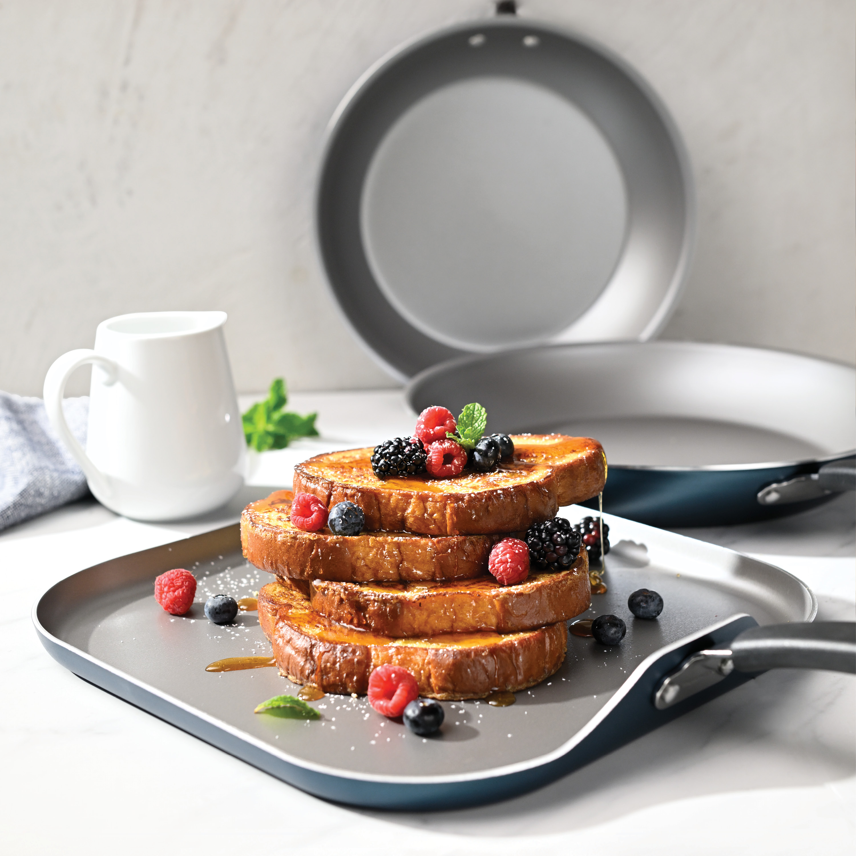 Tramontina Primaware 18-Piece Nonstick Cookware Set, Blue photo 6