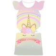thumbnail image 1 of Vestidos de princesa unicornio de 1 a 10 años, disfraces de fiesta de verano, vestido infantil para niñas, vestido de cumpleaños para niños, vestido de juego de rol, falda 3T Gao Jinjia LED, 1 of 2
