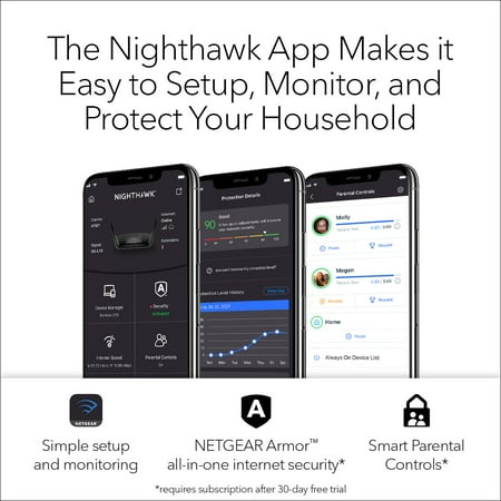 NETGEAR - Nighthawk AX6600 Tri-Band Wi-Fi 6 Router - Black