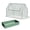 White, variant on Aoodor Raised Garden Bed Kit, 4x2x3 ft Galvanized Planter Box with PE Cover, Screen Windows for Gardening, Green