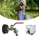 thumbnail image 4 of Adaptador de bañera IBC 1/2 '' Válvula de salida de grifo Accesorios de manguera de jardín Grifo Tomshoo Adaptador de bañera, 4 of 6