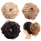thumbnail image 4 of Bun Hair, Messy Bun Hair Ring Fluffy Ponytail Rubber Band Straight Hair Accessory for Women(Gold) Ref: 2038, 4 of 5