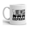 thumbnail image 2 of Hot Mess Express Funny Coffee Tea Ceramic Mug Office Work Cup Gift 11oz, 2 of 3