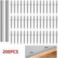 thumbnail image 1 of Chendee 200Pcs Seamless Nail With Double-Headed Base Thread For Concrete Skirting Boards, 1 of 9