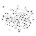 thumbnail image 4 of 100pcs Baby Chewable Letter Beads, Silicone Russian Style DIY Making Decorative Alphabet Beads, 4 of 8