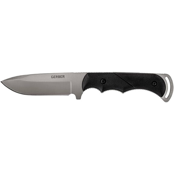 Gerber Freeman Guide Black/Satin Plain Edge Drop Point Fixed Blade Knife