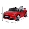thumbnail image 4 of Topbuy Audi TT RS Mini Ride on Car 12V Electric Kids Toy Buggy w/ Remote Control MP3 Red, 4 of 8