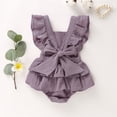 thumbnail image 4 of GDEGE Kids Baby Girl Summer Romper Princess Sleeveless Floral Romper Outfits Casual Romper Beautiful Fashion Romper Home Party Romper, 4 of 6