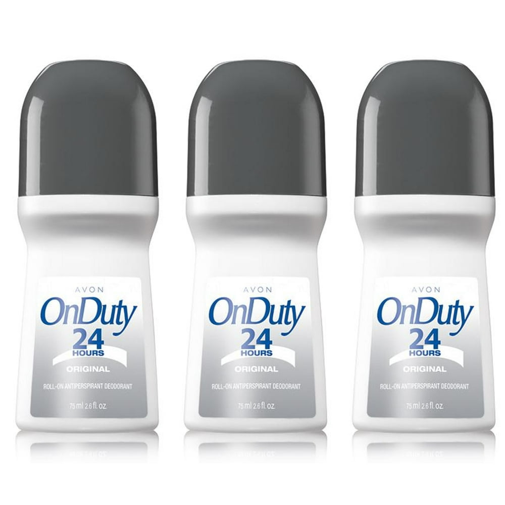 Avon On Duty Original 24 Hour Deodorant 2.6 oz./75ml RollOn