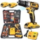 thumbnail image 1 of 21V Inalambricos Taladro Eléctrico Con Kit De Herramientas 118 Piezas, Adecuada para La Decoración, La Reconstrucción Del Hogar, La Jardinería y La Reparación de Automóviles, Taladro, Impacto, 1 of 7