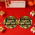 thumbnail image 5 of 2026 New Year Party Supplies , Disposable Paper Plates Cups Napkins, Black Gold Glitter Happy New Year Theme Tableware for New Year's Eve Celebration, Holiday Dinner Party Decorations(16 pcs Plates), 5 of 6