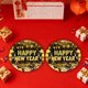 thumbnail image 5 of Vajilla Desechable para Fiesta de Año Nuevo 2026 En Negro y Dorado, Platos de Papel de 18 y 23 Cm, Vasos de Papel y Pañuelos. Juego de Platos de Papel con Temática de Fiesta., 5 of 6
