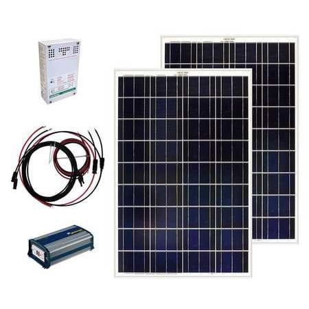 GRAPE SOLAR GS-200-KIT Solar Panel Kit, 200W, Polycrystalline