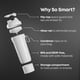 thumbnail image 2 of Botella mezcladora de proteínas Smartshake, 400 ml, paquete de 4 unidades, sin BPA, 2 of 7