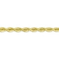thumbnail image 2 of 10K Yellow Gold bracelet Chain style Rope Diamond-cut 8 in 7 mm, 2 of 4