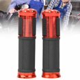 thumbnail image 4 of 1 Pair Alloy Anti skid Motorcycle Handlebar Hand Grips Modification Accessory (Red), 4 of 11