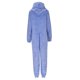 thumbnail image 5 of Pijama con capucha y cremallera de color liso para mujer - Ropa de estar por casa de manga larga para otoño-invierno, disponible en varias tallas, 5 of 7