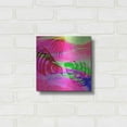 thumbnail image 3 of Luxe Metal Art 'Tropical Vibe' by Andrea Haase, Metal Wall At, 12"x12", 3 of 9