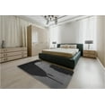 thumbnail image 5 of Ahgly Company Machine Washable Indoor Rectangle Transitional Midnight Gray Area Rugs, 7' x 9', 5 of 7