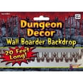 thumbnail image 2 of Large 20 ft Haunted House Decor Hanging Skulls Wall Border Scene Setter Decal, 2 of 2