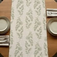 thumbnail image 5 of Table Runners 72 Inches Long Dress Scarves, Green Botanical Farmhouse Kitchen/Dining Table Runner, Coffee Tablerunners, Pastoral Elegant Spring Floral Rustic 14x72 Inch, 5 of 9
