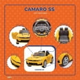thumbnail image 2 of Montable Eléctrico Para Niños Camaro Hl558 Asiento Vinipiel Amarillo, 2 of 5