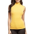 thumbnail image 2 of Kureaily Womens Turtleneck Sleeveless Stretch Fitted Layer Slim Tank Tee Tops, 2 of 2