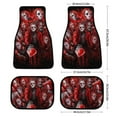 thumbnail image 2 of Jason Voorhees Car Floor Mats 4PC Set Anti Skid Vehicle Floor Mat Car Carpet for Front Rear Seats Universal Auto Interior Accessories, 2 of 8