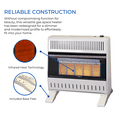 thumbnail image 2 of Procom Heating Natural Gas Vent Less Infrared Plaque Heater with Base Feet, 30,000BTU T-Stat Control, Model# MN300TPA-B, 2 of 7
